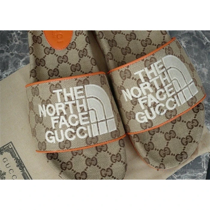 GC X TNF Canvas Slides Sandal 2 GC X TNF Canvas Slides Sandal - Image 2