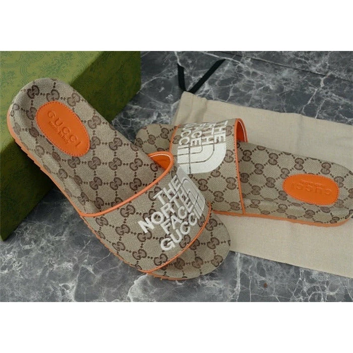 GC X TNF Canvas Slides Sandal 3 GC X TNF Canvas Slides Sandal - Image 3