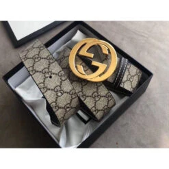 GC Belt Pattern Gold Buckle