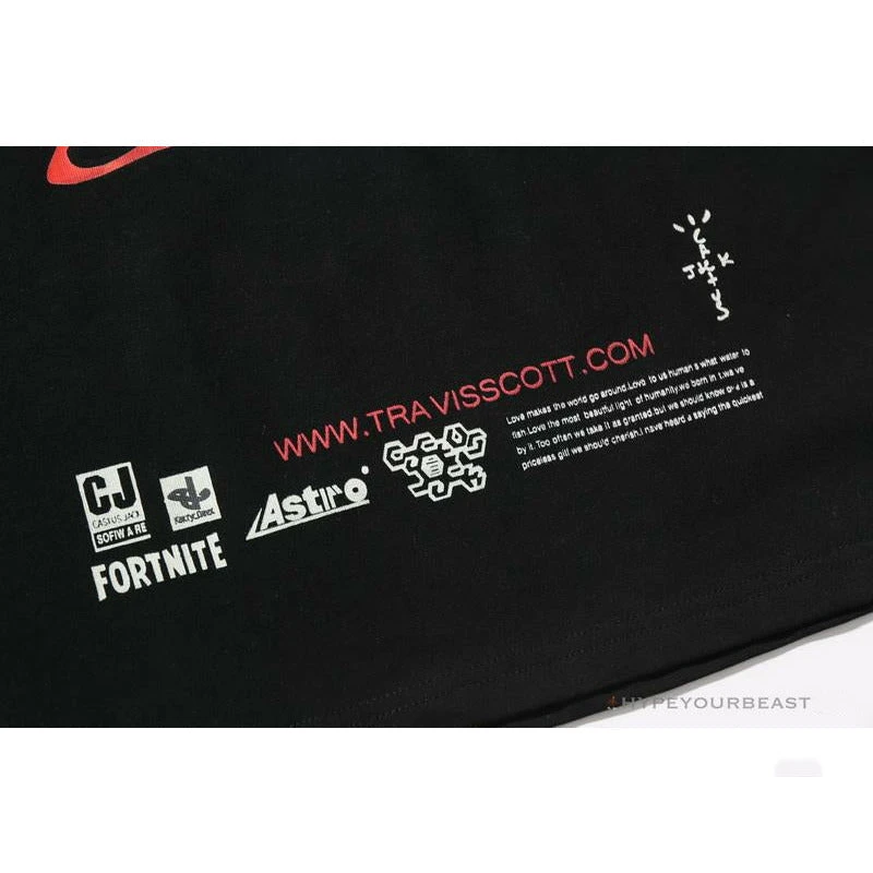 OFF-WHITE Travis Scott Cactus Jack Kakty Comek Tee Shirt 'BLACK' 6 OFF-WHITE Travis Scott Cactus Jack Kakty Comek Tee Shirt 'BLACK' - Image 6