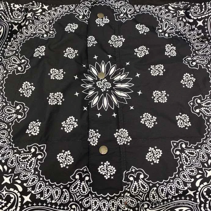 Supreme X TNF Bandana Jacket Black 9 Supreme X TNF Bandana Jacket Black - Image 9