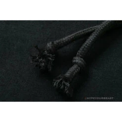 BAPE Classic Ape Head Embroidered Standard Cotton Terry Hoodie 'BLACK' -Fusion Wear Shop a419b449