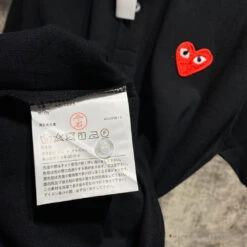 CDG Shirt Black -Fusion Wear Shop a4b45202