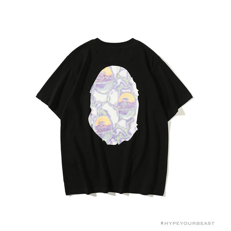 BAPE Great Ape Head Symphony Lightning Tee Shirt 'BLACK' 2 BAPE Great Ape Head Symphony Lightning Tee Shirt 'BLACK' - Image 2
