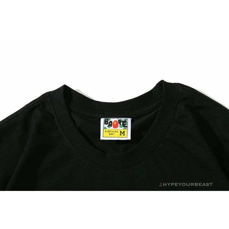 BAPE Blue Ape Head Green Storm Tee Shirt 'BLACK' 3 BAPE Blue Ape Head Green Storm Tee Shirt 'BLACK' - Image 3