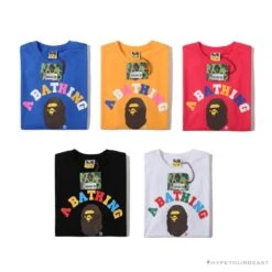 BAPE Little Ape Head Colorful Classic Tee Shirt 'BLACK' 12 BAPE Little Ape Head Colorful Classic Tee Shirt 'BLACK' -Fusion Wear Shop a8268ad8