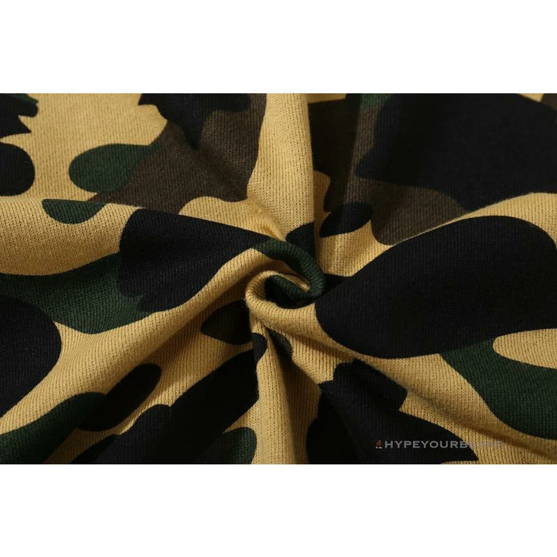 BAPE Camouflage Kangaroo Hooded Hoodie Yellow 8 BAPE Camouflage Kangaroo Hooded Hoodie Yellow - Image 8