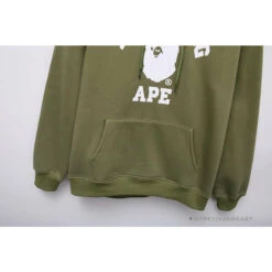 BAPE X Bathing Ape Head Hoodie 'ARMY GREEN' -Fusion Wear Shop a8717765