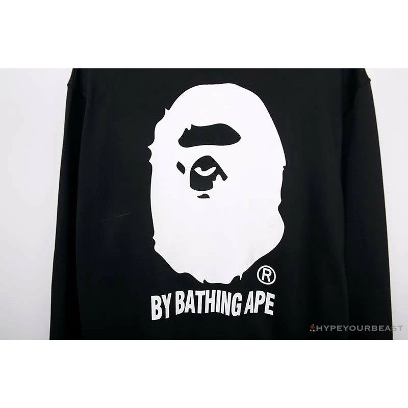 BAPE Behind The Great Ape-Man Head Long Sleeve Shirt 'BLACK' 4 BAPE Behind The Great Ape-Man Head Long Sleeve Shirt 'BLACK' - Image 4