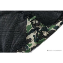 BAPE X FCRB Joint Double Zip Camouflage Hoodie 'BLACK' -Fusion Wear Shop a9356ad7