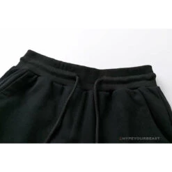 BAPE Classic Ape Head Embroidered Standard Cotton Terry Pants 'BLACK' -Fusion Wear Shop a95984d8