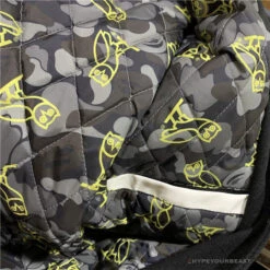 BAPE OVO Patchwork Baseball Owl Jacket -Fusion Wear Shop ab0ba25d 454ce412 0af7 4c32 8213 7c04b9c1b4bf