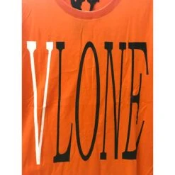 Vlone Orange Staple Tee Shirt -Fusion Wear Shop abd7b904