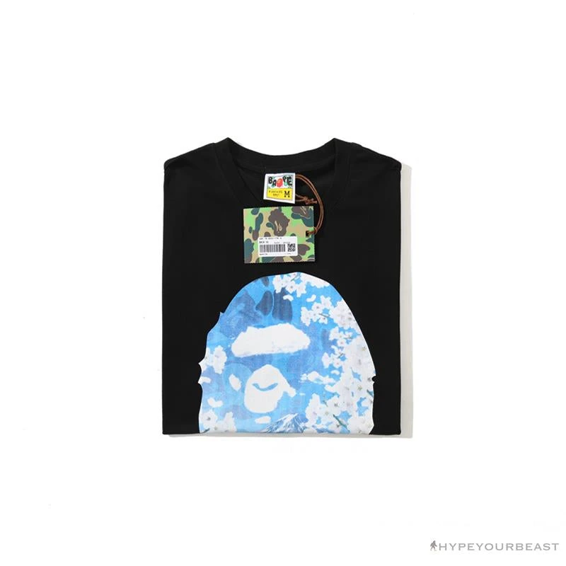 BAPE Japan Limited Edition Mt. Fuji Sakura Tee Shirt 'BLACK' 14 BAPE Japan Limited Edition Mt. Fuji Sakura Tee Shirt 'BLACK' - Image 14