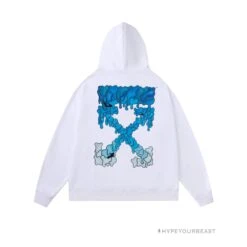 Off White Hoodie Royal - White -Fusion Wear Shop aef69efe