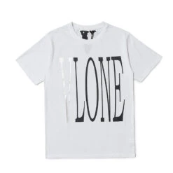 Vlone White And Silver Tee Shirt