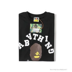 BAPE Messy Letters Upside Down Little Ape Head Tee Shirt 'BLACK' 25 BAPE Messy Letters Upside Down Little Ape Head Tee Shirt 'BLACK' -Fusion Wear Shop b16b168c