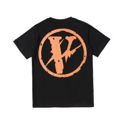 Vlone Orange And Black Tee Shirt -Fusion Wear Shop b17f7acc