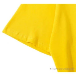 BAPE KIDS Small Net Pocket Ape Man Head Tee Shirt 'YELLOW' -Fusion Wear Shop b3ad1a0e