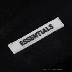 FOG Hoodie Reflective ‘ESSENTIALS’ Black -Fusion Wear Shop b4113e45