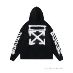 Off-White Hoodie Hallow Black -Fusion Wear Shop b4e6b444copy