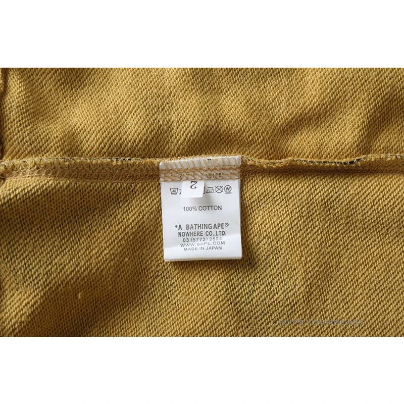 BAPE Camouflage Kangaroo Hooded Hoodie Yellow 10 BAPE Camouflage Kangaroo Hooded Hoodie Yellow - Image 10