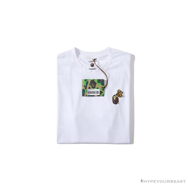 BAPE Readymade Small Bee Camouflage Letter Tee Shirt 'GREEN' 14 BAPE Readymade Small Bee Camouflage Letter Tee Shirt 'GREEN' - Image 14
