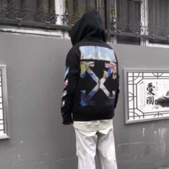 Off White Hoodie Vincent Van Gogh Black 13 Off White Hoodie Vincent Van Gogh Black -Fusion Wear Shop b87b8c00