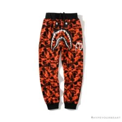 BAPE X XO Camouflage Red Pants