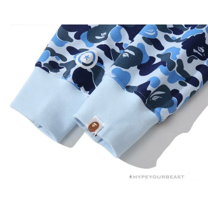 Bape Camo Hoodie Shark Head BLUE 10 Bape Camo Hoodie Shark Head BLUE - Image 10