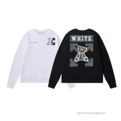 Off White Shirt Bear - Black 5 Off White Shirt Bear - Black -Fusion Wear Shop bf74d94c