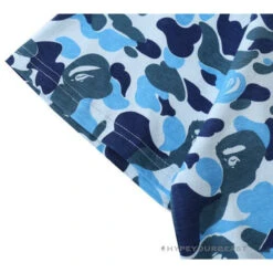 BAPE Ape Head Star Camouflage Shading Tee Shirt 'BLUE' -Fusion Wear Shop c03b4807