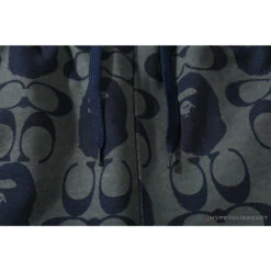 BAPE X COACH Co-Branded Dark-Blue Shorts 21 BAPE X COACH Co-Branded Dark-Blue Shorts -Fusion Wear Shop c16b7ed7