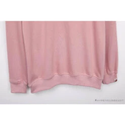 BAPE Behind The Great Ape-Man Head Long Sleeve Shirt 'PINK' -Fusion Wear Shop c2b0dcee