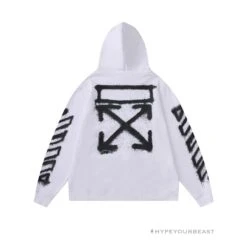 Off-White Hoodie Hallow White -Fusion Wear Shop c5106f39copy
