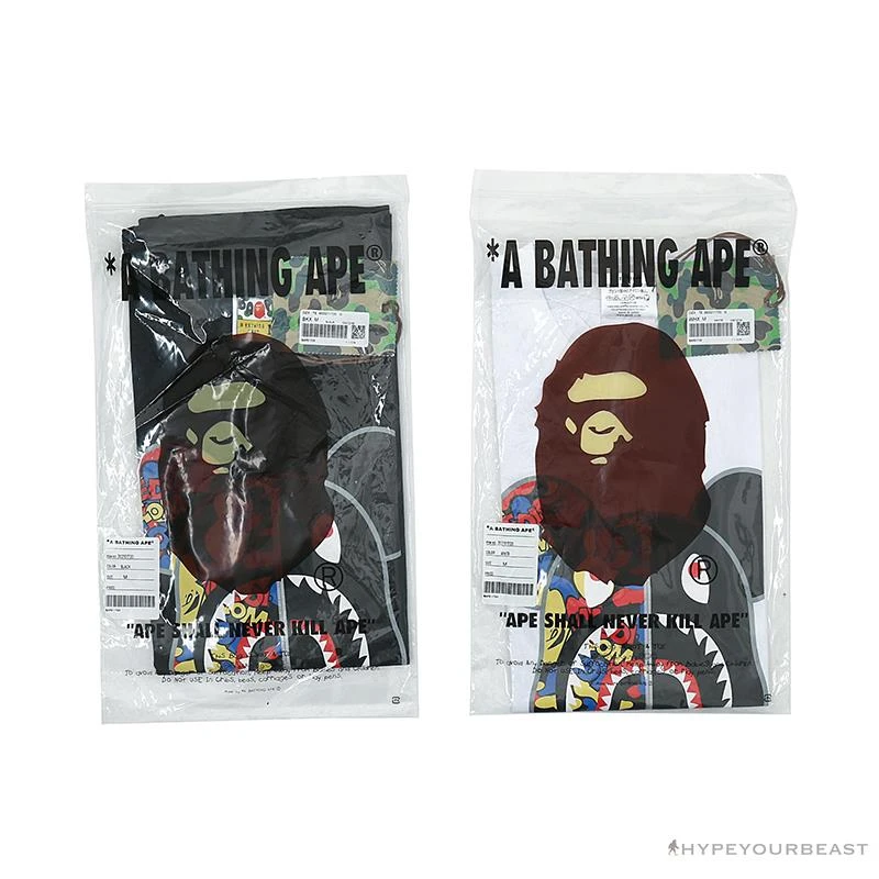 BAPE Violent Bear Color Stitching Tee Shirt 'BLACK' 12 BAPE Violent Bear Color Stitching Tee Shirt 'BLACK' - Image 12