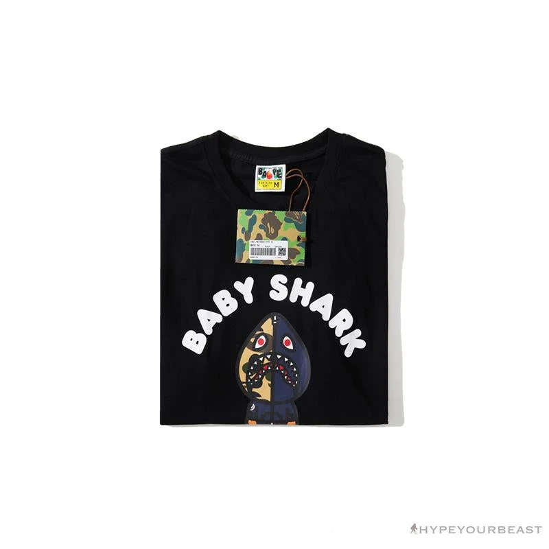 BAPE Baby Shark Blue Shark Tee Shirt 'BLACK' 16 BAPE Baby Shark Blue Shark Tee Shirt 'BLACK' - Image 16