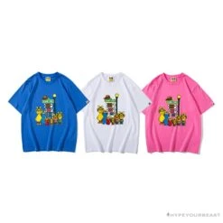 BAPE Baby Milo Sesame Street Carp Streamer Tee Shirt 'PINK' -Fusion Wear Shop c99d9f2a 28b8a9d9 7cf0 4568 9860 fe75bfac25f8