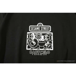 BAPE Baby Milo Sesame Street Plain Tee Shirt 'BLACK' 17 BAPE Baby Milo Sesame Street Plain Tee Shirt 'BLACK' -Fusion Wear Shop c9bdf4e1