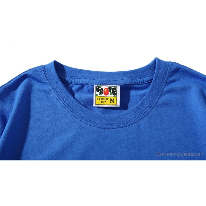 BAPE Little Ape Head Colorful Classic Tee Shirt 'BLUE' 3 BAPE Little Ape Head Colorful Classic Tee Shirt 'BLUE' - Image 3