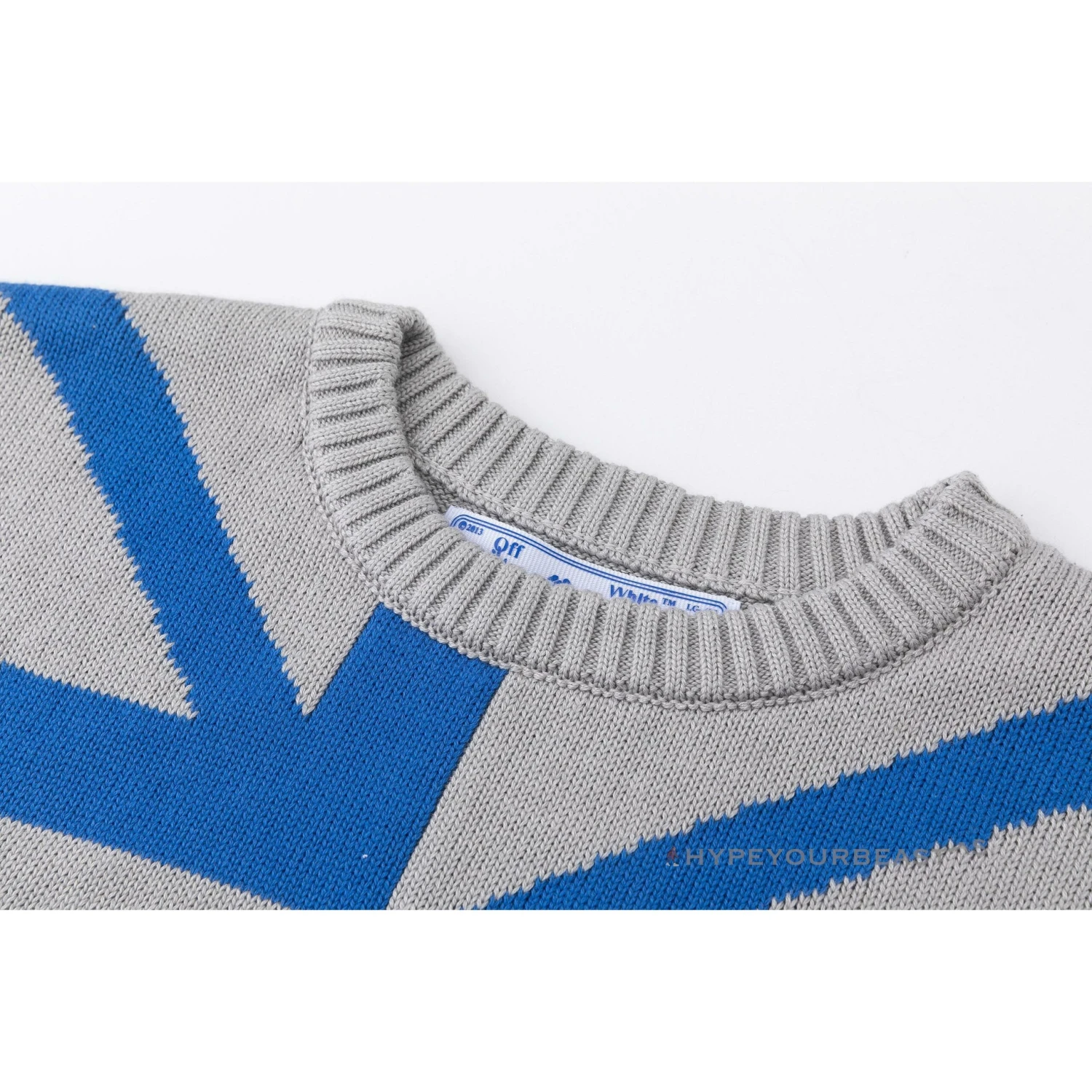 Off-White Shirt Blue Arrow 3 Off-White Shirt Blue Arrow - Image 3