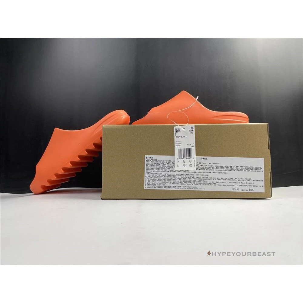 Adidas Yeezy Slide Orange 2 Adidas Yeezy Slide Orange - Image 2