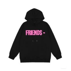 Vlone Hoodie Black Pink