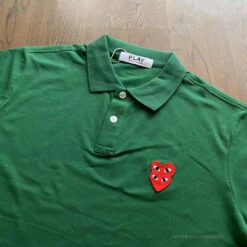 CDG Polo Shirt Green -Fusion Wear Shop cf85375e