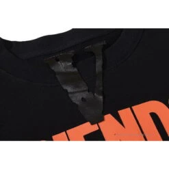 Vlone Orange Shirt - Black -Fusion Wear Shop d20a033dcopy
