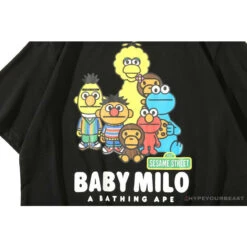 BAPE Baby Milo Sesame Street Plain Tee Shirt 'BLACK' 21 BAPE Baby Milo Sesame Street Plain Tee Shirt 'BLACK' -Fusion Wear Shop d239b4fa