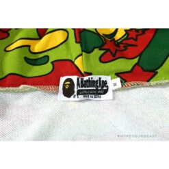 BAPE Shark Head STA Star Camouflage Hoodie 'GREEN' -Fusion Wear Shop d2678013