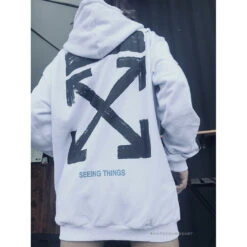 Off White Hoodie Seeing Things White -Fusion Wear Shop d34662ee 1 copy