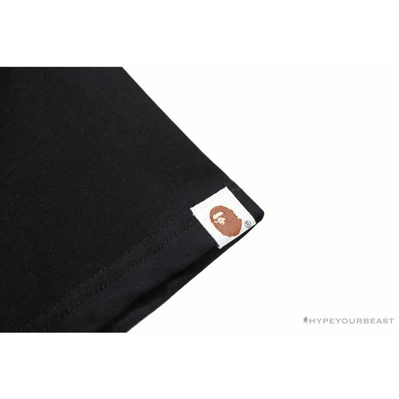 BAPE Baby Milo Color Letter Monkey Tee Shirt 'BLACK' 7 BAPE Baby Milo Color Letter Monkey Tee Shirt 'BLACK' - Image 7