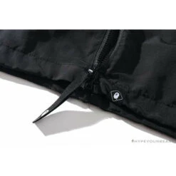 BAPE X FCRB Joint Double Zip Camouflage Hoodie 'BLACK' -Fusion Wear Shop d4ebea45